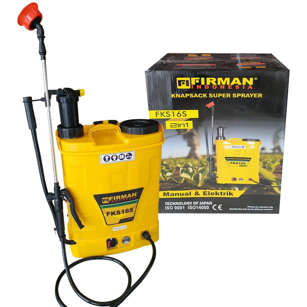 

MONTANA X Firman FKS16S Electric Disinfectant Sprayer/Knapsnack Sprayer