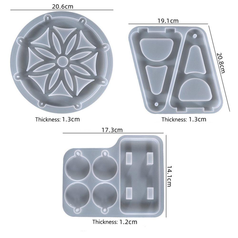 R-flower Ferris Wheel Swing Ornament Hadiah Perhiasan Aksesoris DIY Kerajinan Tangan Epoxy Resin Cetakan