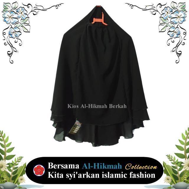 Purdah Safar Lepasan Purdah 2 Layer Al Hikmah Collection | Purdah Cadar Ritsleting Lepasan Bisa Cod