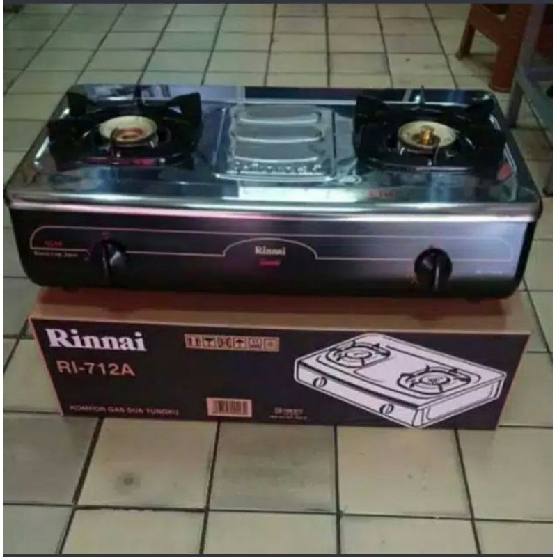 Kompor Gas Rinnai Ri 712a 2 Tungku Murah Shopee Indonesia