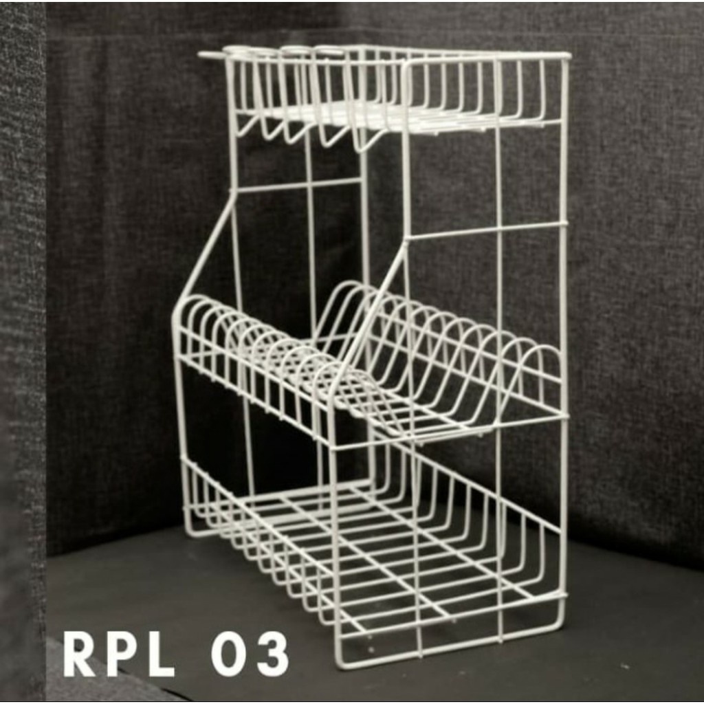 RAK PIRING BESI SUSUN 3