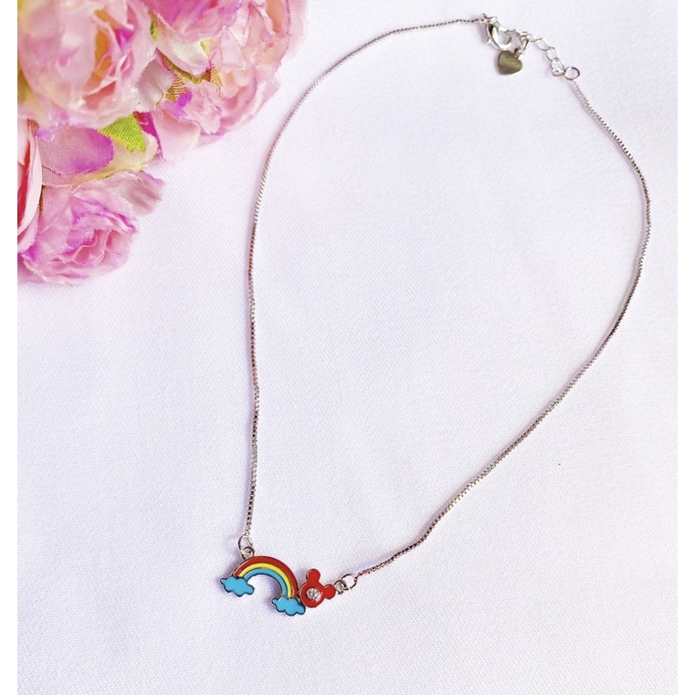 Kalung Gempita Rainbow Lapis Emas