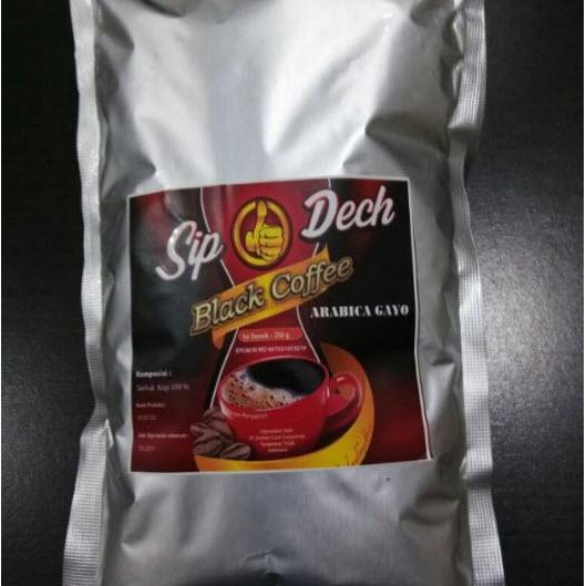 

KOPI HITAM ARABICA GAYO DARI ACEH 250 G MEREK SIP DECH HARGA PROMO Terlaris