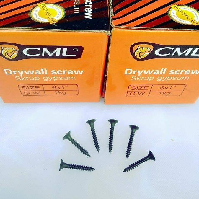 Baut Mur Pengencang Sekrup Gypsum 6X1 Camel/Sekrup Gypsum 6X1