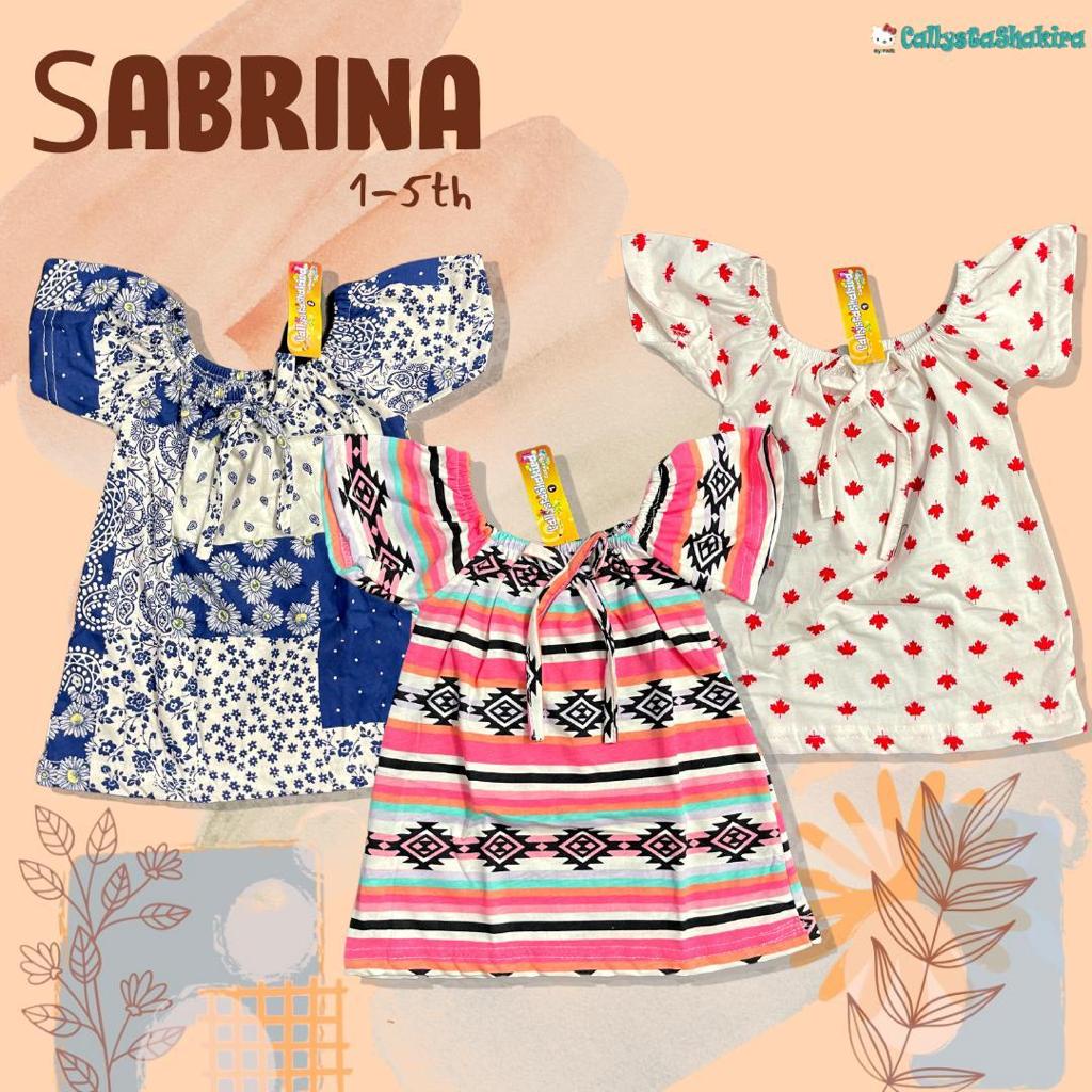 CALLYSTA KAOS SABRINA BAJU KAOS ANAK BAHAN LEMBUT ADEM MOTIF LUCU 1-5 TAHUN