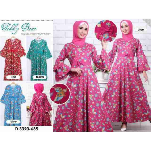 Gamis dewasa teddy bear