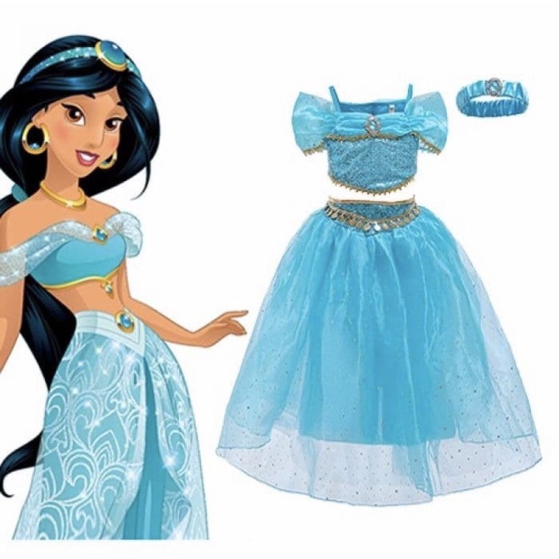 Baju Anak Dress Kostum Princess Jasmine Kostum Aladin Anak  Costume Aladdin