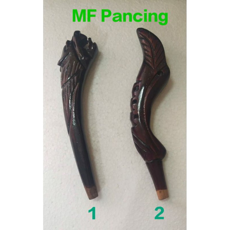 Pahul ukir joran timbang cat hitam