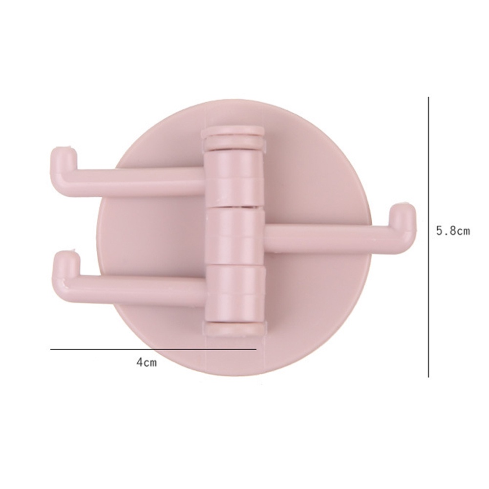 [ Home Creative Nail-Free  Strong Bearing  Racks ][ Rotatable Seamless Adhesive Wall Hanging Storage Hooks ]