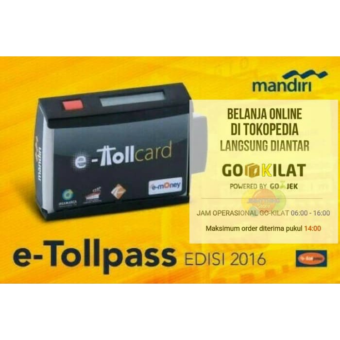 Mandiri E-Toll Pass On Board Unit / Obu Etoll