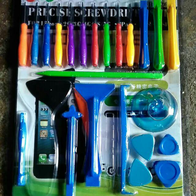 Obeng Peralatan Tol Servis Hp Handpone Satu Set Original