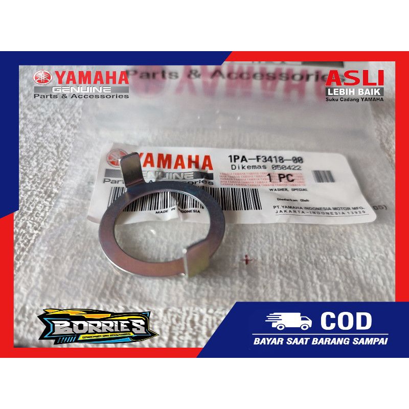 WASHER PLAT BESI RING PENGUNCI MUR KOMSTIR R15 OLD V2 R155 VVA V3 XABRE MT15 MT 15 ORI 1PA-F3418-00