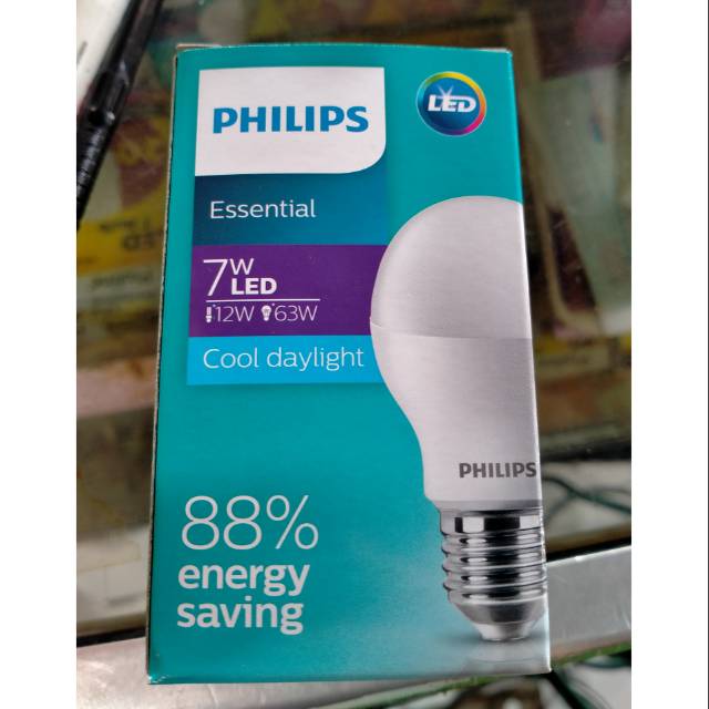 Led philips 7watt putih