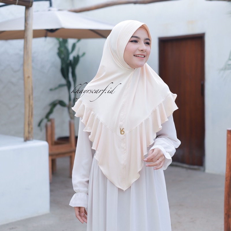 Khimar Alena Jersey Premium oleh oleh umroh dan haji