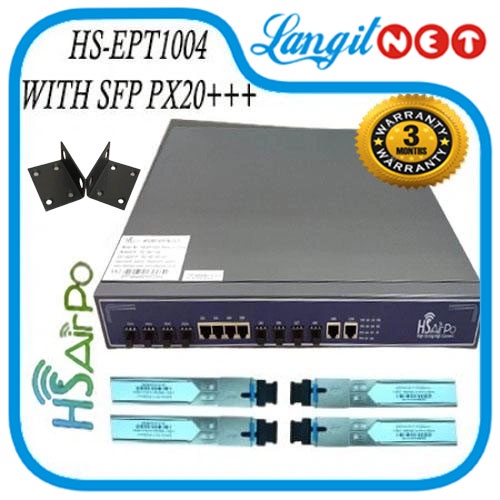 HS Airpo EPON OLT HS-EPT1004 with PX20+++ 7db