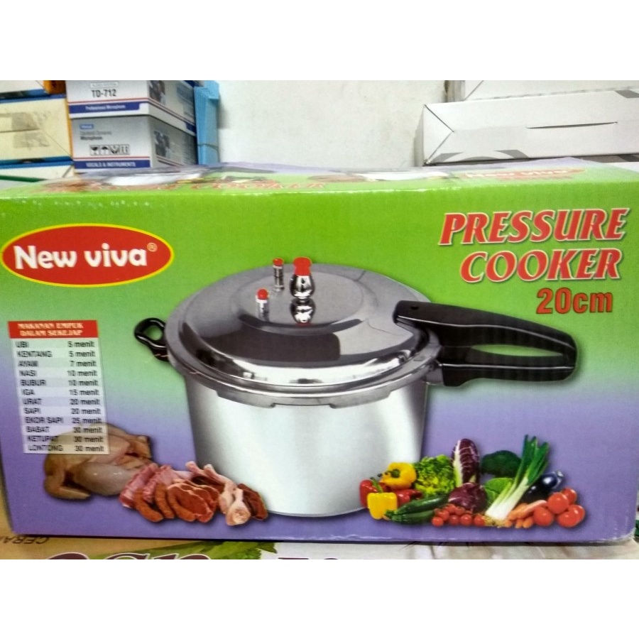 Panci Presto New Viva 20cm 5 Liter Panci Pelunak Tulang Bandeng