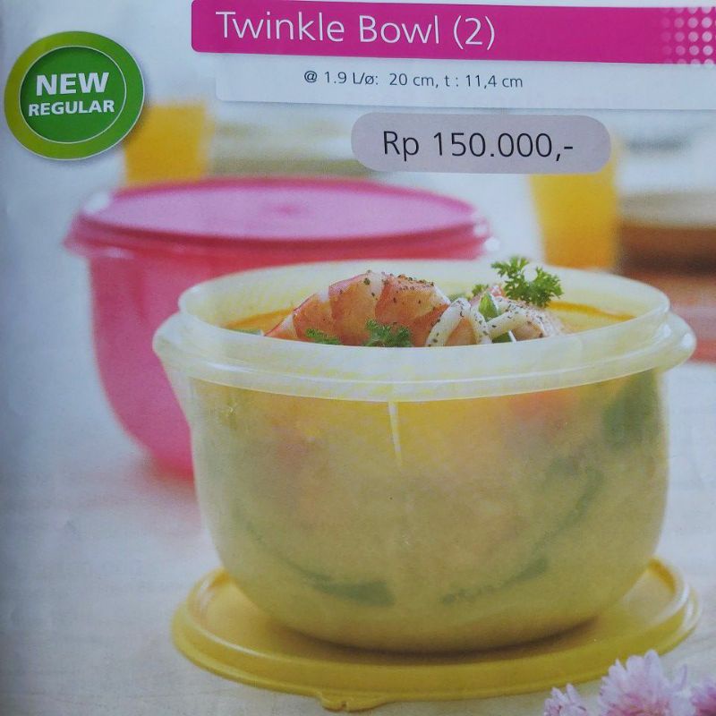 Twinkle Bowl tupperware