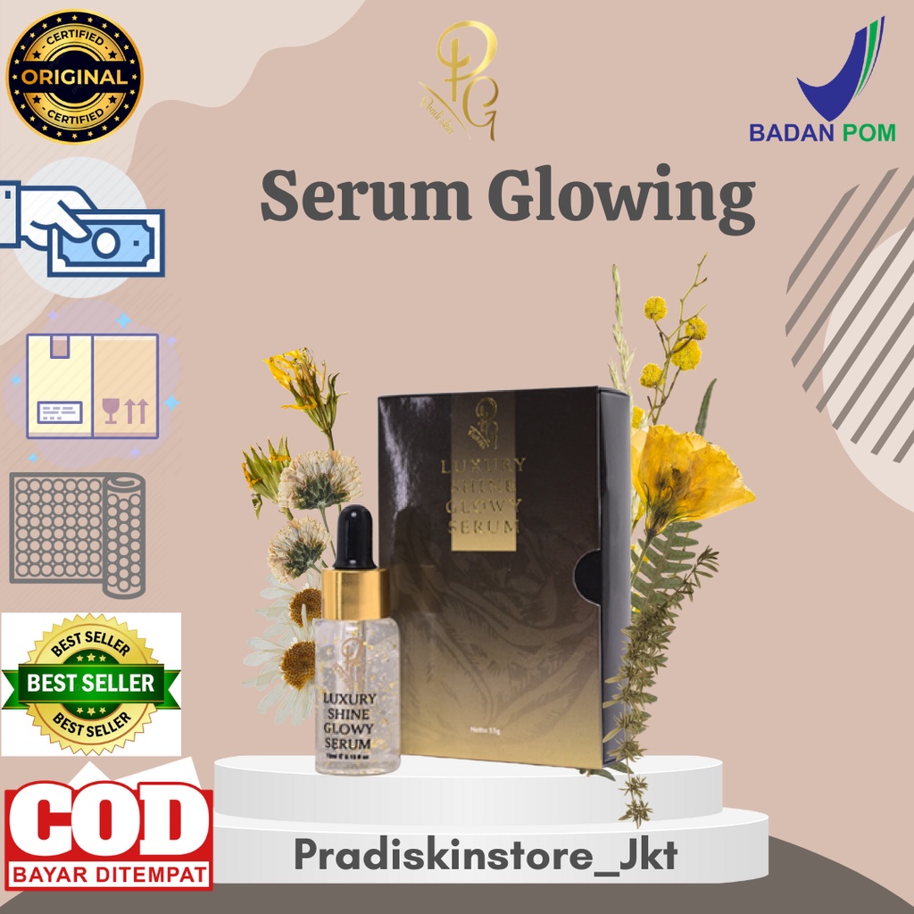 SERUM LUXURY SHINE GLOWLING SKINCARE PRADISKIN GLOW PREMIUM
