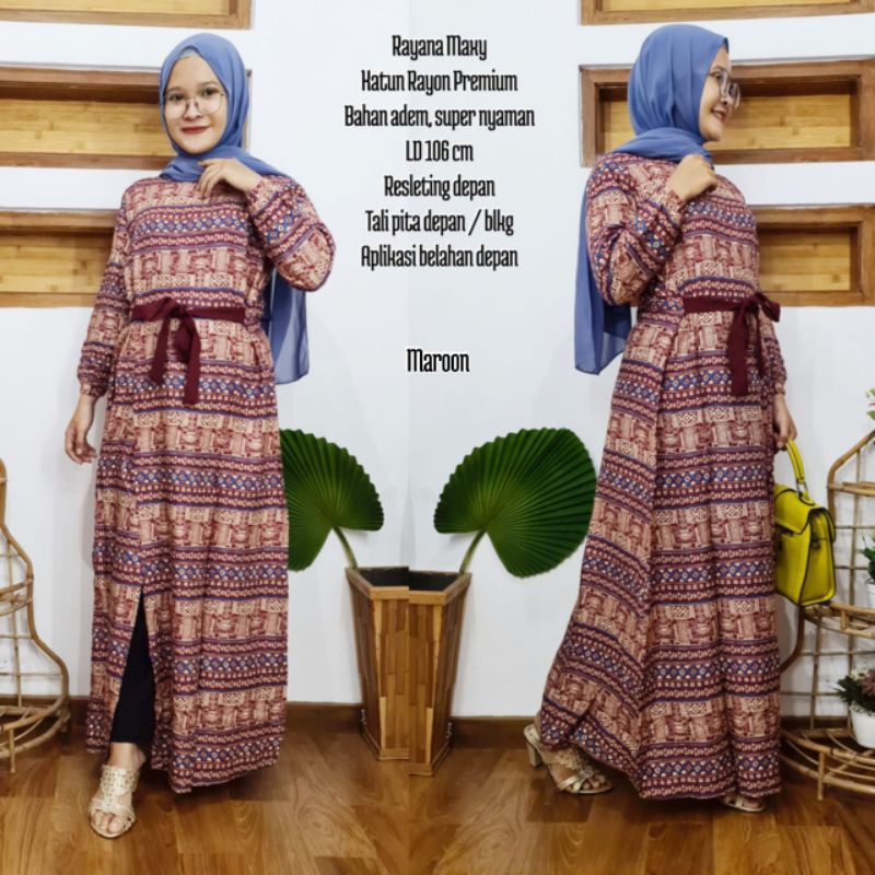 Gamis Rayon Etnik //JF674