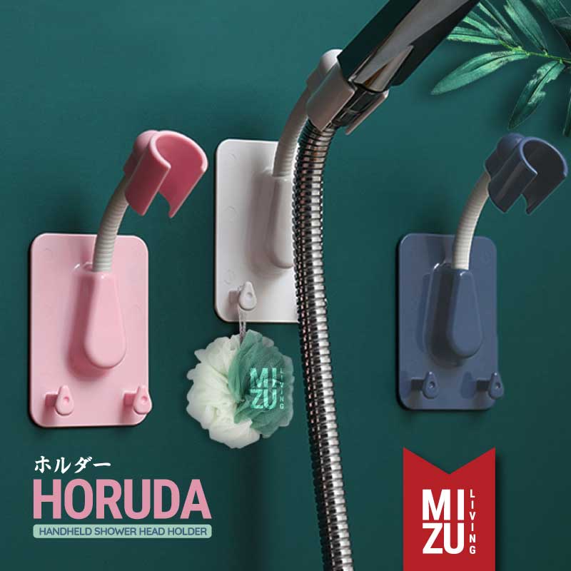 MIZU HORUDA Handheld Shower Head Holder Gantungan Pegangan Kepala Shower Mandi Pegangan Kepala Keran Air Hanger Showerhead Pancuran Shower