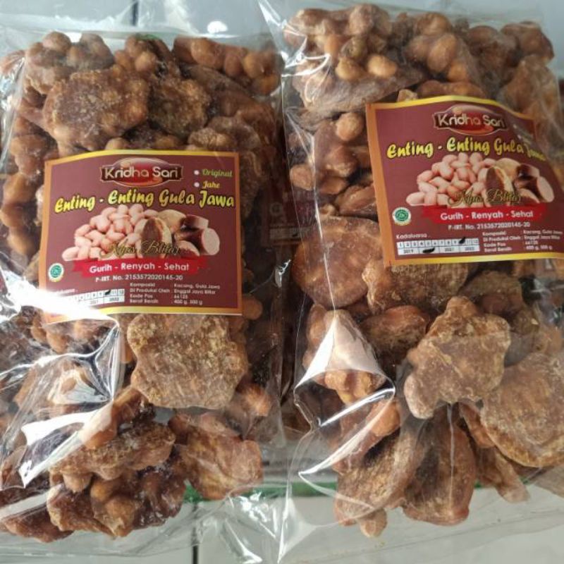 

ENTING ENTING GULA JAWA KACANG KRIDHASARI OLEH - OLEH KHAS BLITAR