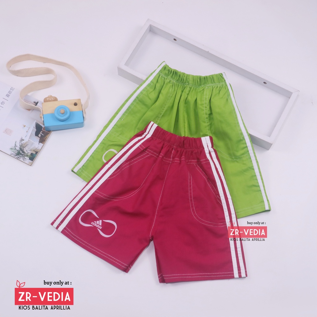 Celana Olahraga Anak uk 3-4 Tahun / Sport Pants Harian Training Pendek Polos &amp; Senam Perempuan Laki