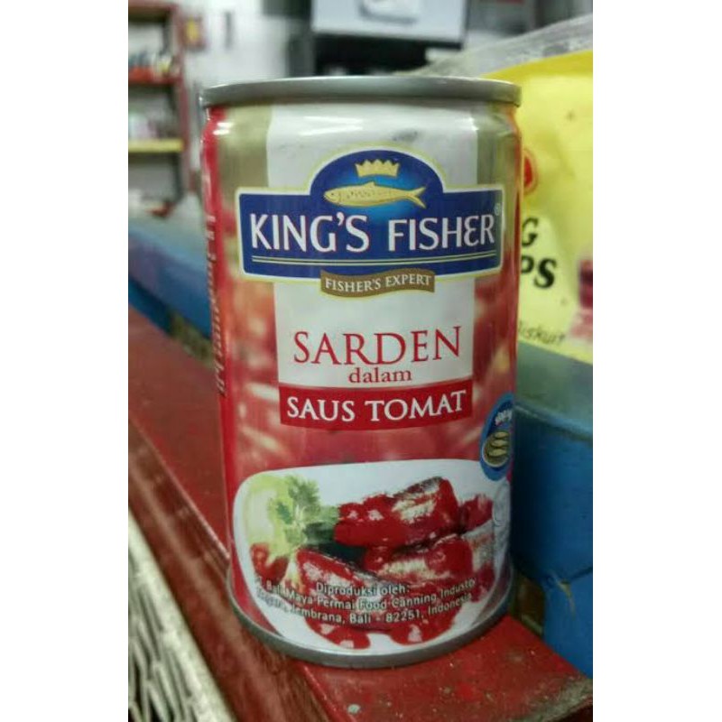 sardines king fisher 155gr/425gr