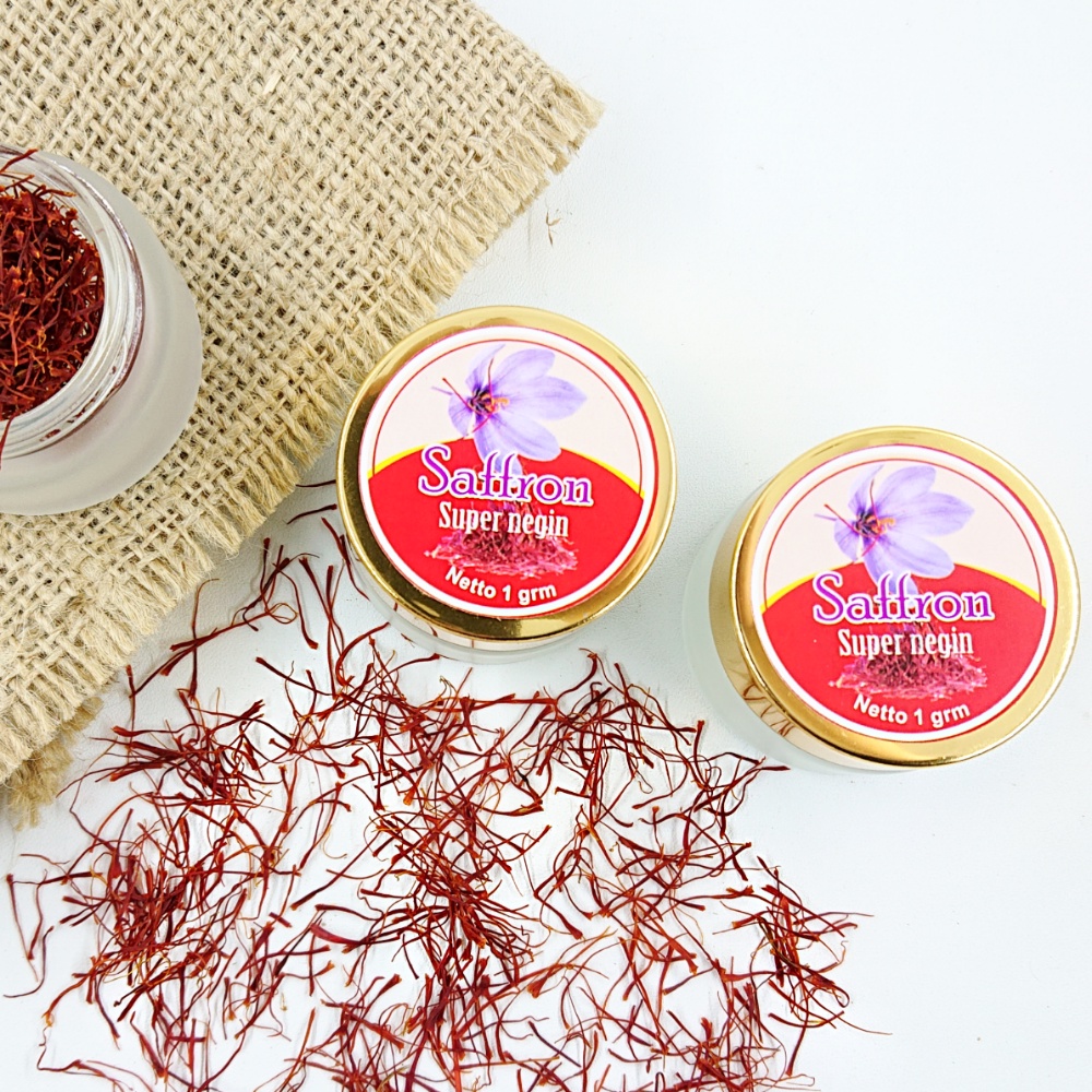 Safron / Saffron / Sapron 1 Gram SUPER Negin Original PREMIUM Quality