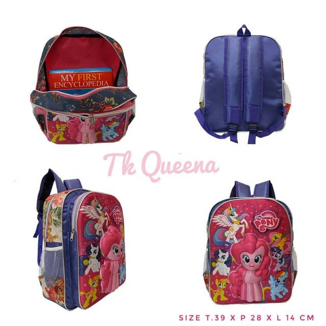 Ransel anak/Tas anak/Ransel sekolah/Ransel kuda pony/kuda pony/Ransel 3D