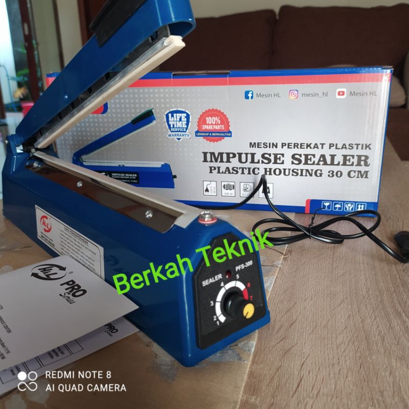Mesin Perekat Plastik Impulse Sealer 30 CM HnL