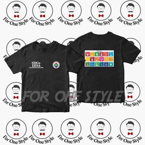 Kaos SDGs 05- Kaos SDGs DESA FREE NAMA DESA - Kaos Baju KEMENDESA - KAOS PENDATAAN SDGs DESA