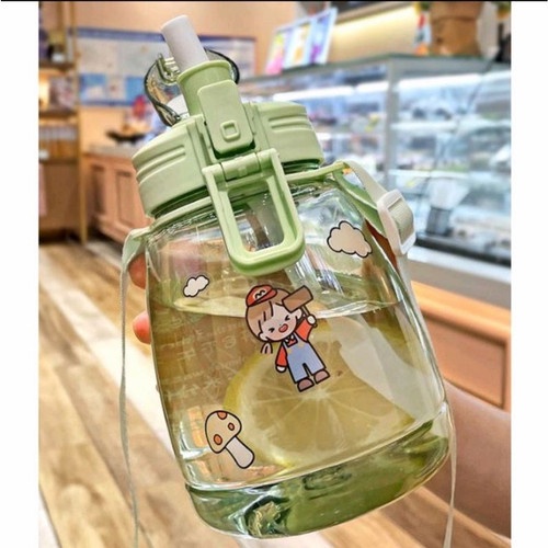 Botol Minum Anak VIRAL GEMOY Gemuk Gendut Big Belly Children's Cup Bottle + Stiker