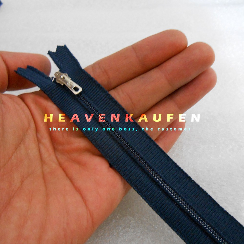 Resleting Zipper Retsleting Nusantara 15 cm Atau 6 inch Biru Dongker Navy Murah