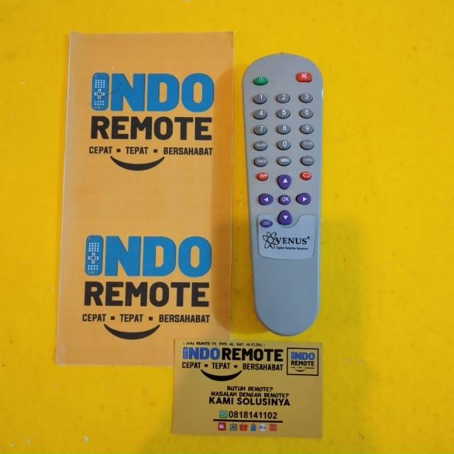 REMOTE TV PARABOLA VENUS CABE RAWIT ORIGINAL