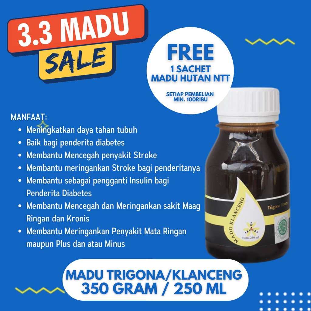 

Madu Kembang Joyo - Madu Trigona 250ml