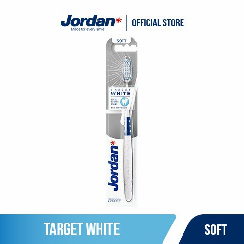 Jordan TB Medium Target White Soft - Sikat Gigi