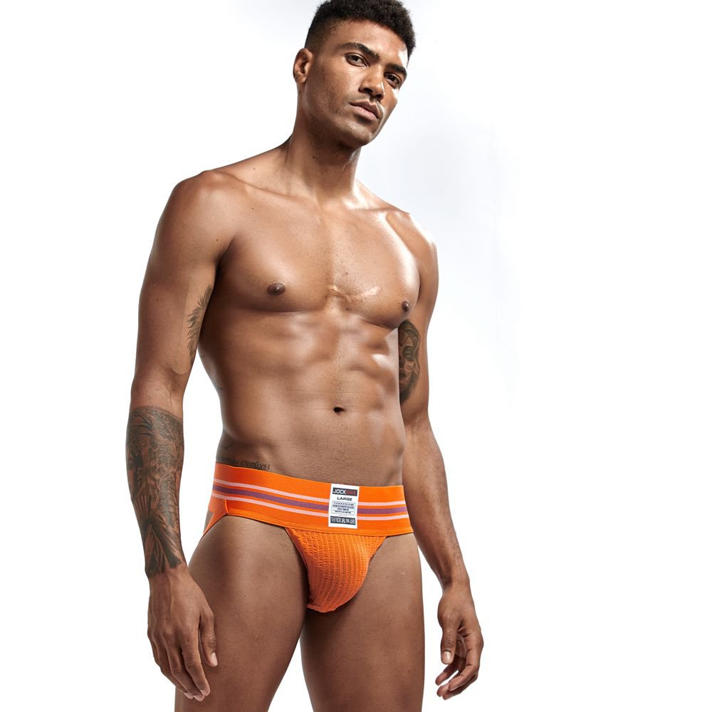 JOCKMAIL Sexy Men Underwear Briefs Athletic Jock Strap Supporter Men Jockstrap Naturally Contoured W