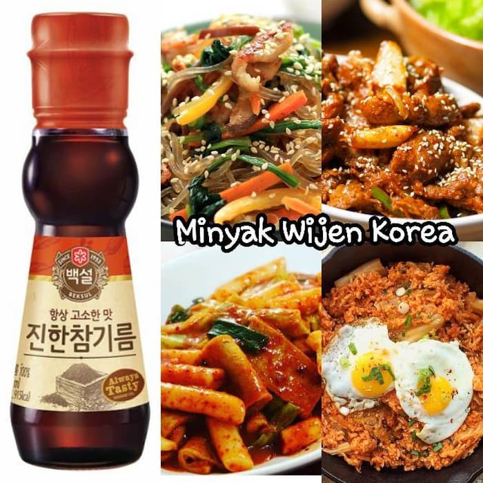 Minyak Wijen Korea Korean Sasame Oil 110ml Halal Import Korea Shopee Indonesia