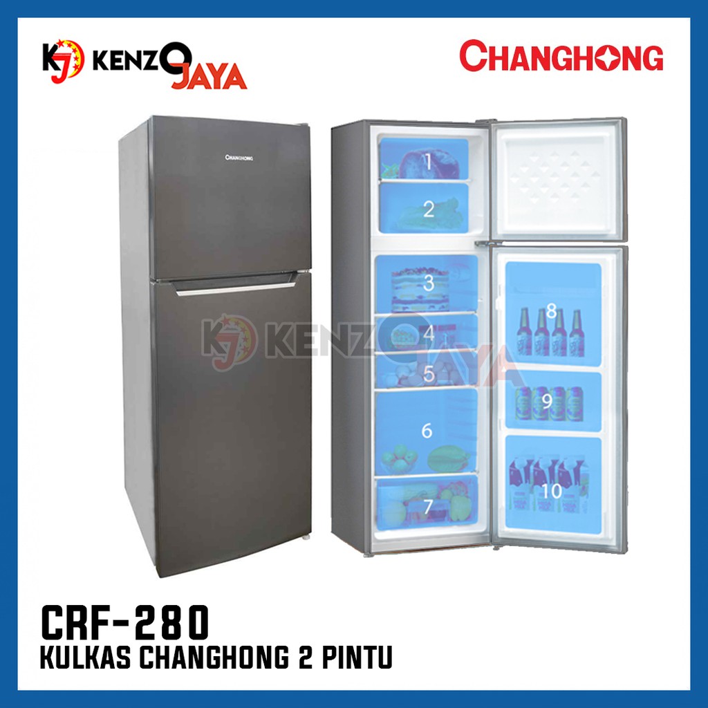 Kulkas 2 Pintu CHANGHONG CRF-280