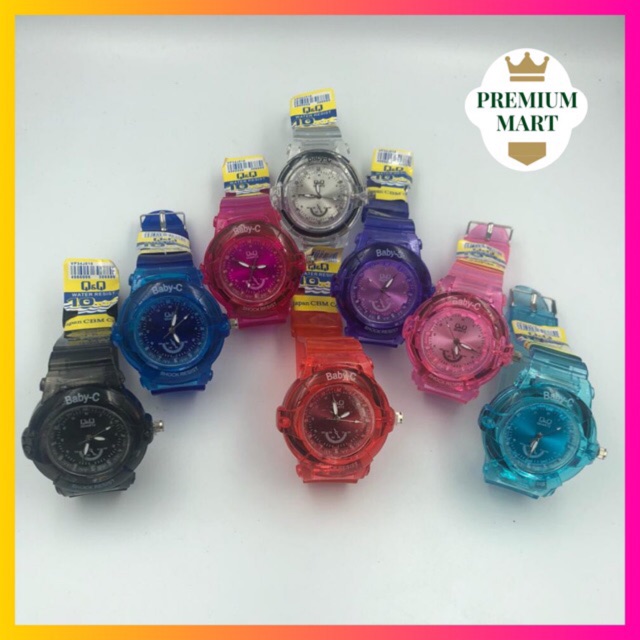 Jam Tangan Unisex Analog Casio Shock Baby C Shock Water Resist