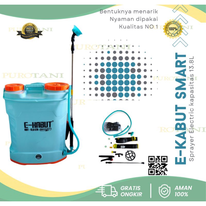 E-Kabut Tangki Sprayer E kabut Elektrik Premium