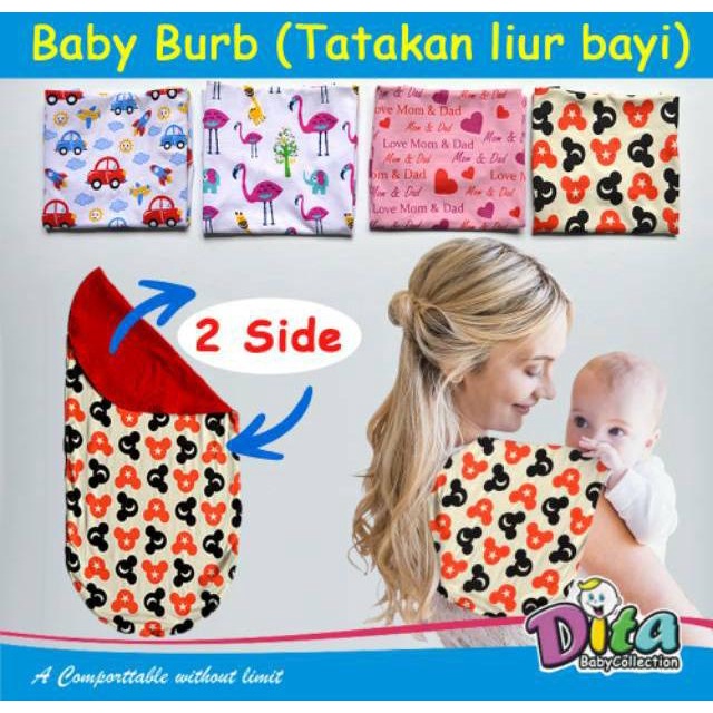Tatakan  air liur bayi  baby burb alas liur bayi di pundak burb baby bee tatakan pundak dan slaber