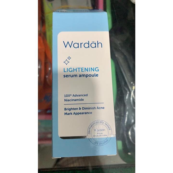 Wardah Lightening Serum Ampoule 8ml - Lightening Facial Serum 8 ml