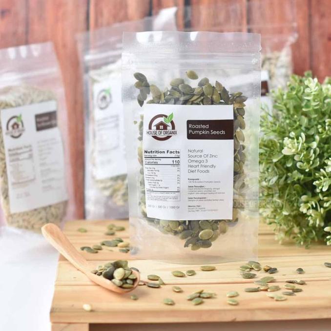 

Harap Baca Deskripsi Sebelum Order Roasted Pumpkin Seeds ( Biji Labu Panggang ) - 500 Gr