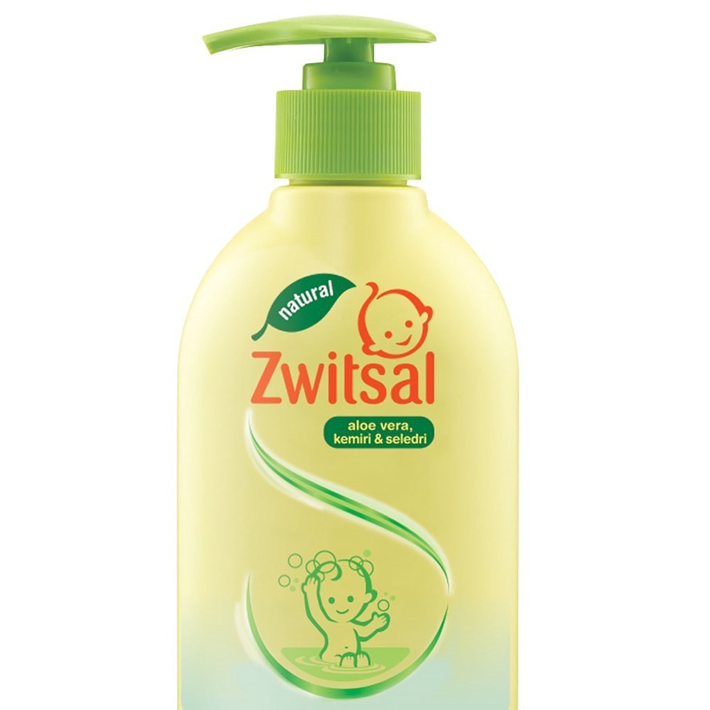 Bisa COD Zwitsal Baby Shampo Natural Aloevera, Kemiri &amp; Seledri Botol 300ml Baby Sampo Bayi