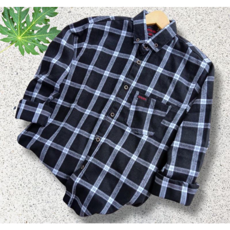 KEMEJA FLANEL WANITA KEMEJA DISTRO LENGAN PANJANG-F14