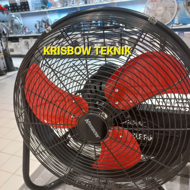 Kipas Angin Meja Krisbow 45 Cm - Hitam/merah