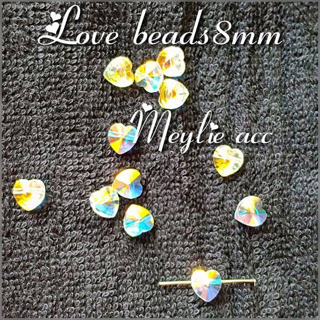 Kristal swarovski love beads (perbutir)