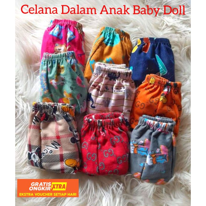 Celana Dalam Anak Baby Doll - Celana Dalam Anak - Celana Dalam Anak Murah - Celana Dalam Anak Bagus