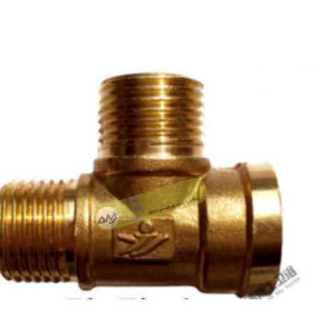 `➻ Tee T copper Shower Pipa Fitting Drat luar luar dalam 1/2" inch (Ready)